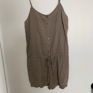 linen blend romper